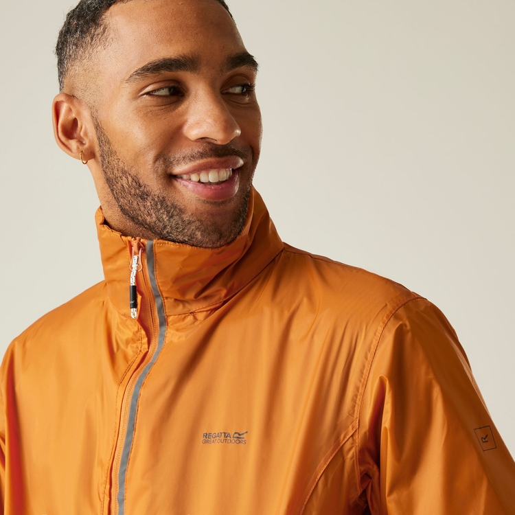 Men's Lyle IV Waterproof Packaway Jacket - Fox Orange | Regatta