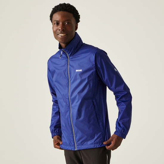 Regatta Men's Lyle IV Waterproof Packaway Jacket - Lightweight Rain Jacket With Concealed Hood, Full Zip, Great For Travel & Outdoor