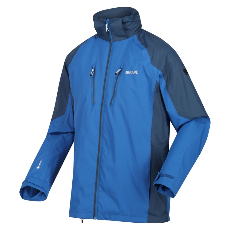Veste Homme impermeable avec capuche Calderdale IV Bleu Regatta FR