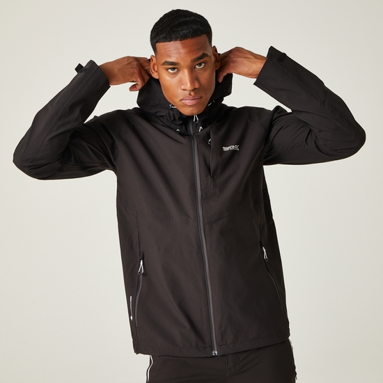 Men s Britedale Waterproof Jacket Black Regatta UK