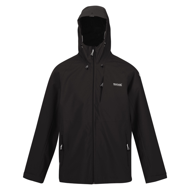 Regatta black waterproof jacket shop