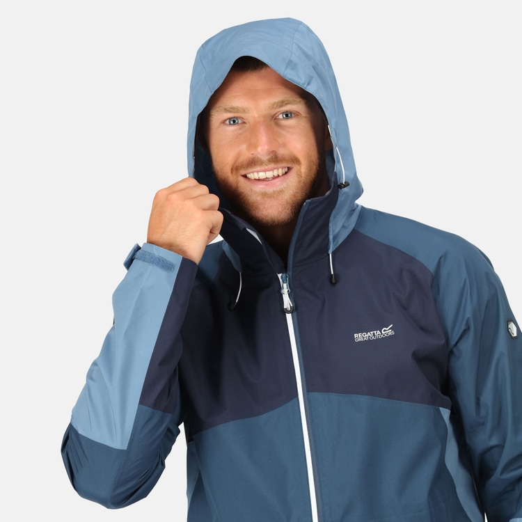 Men s Deserto Waterproof Jacket Blue Wing Navy