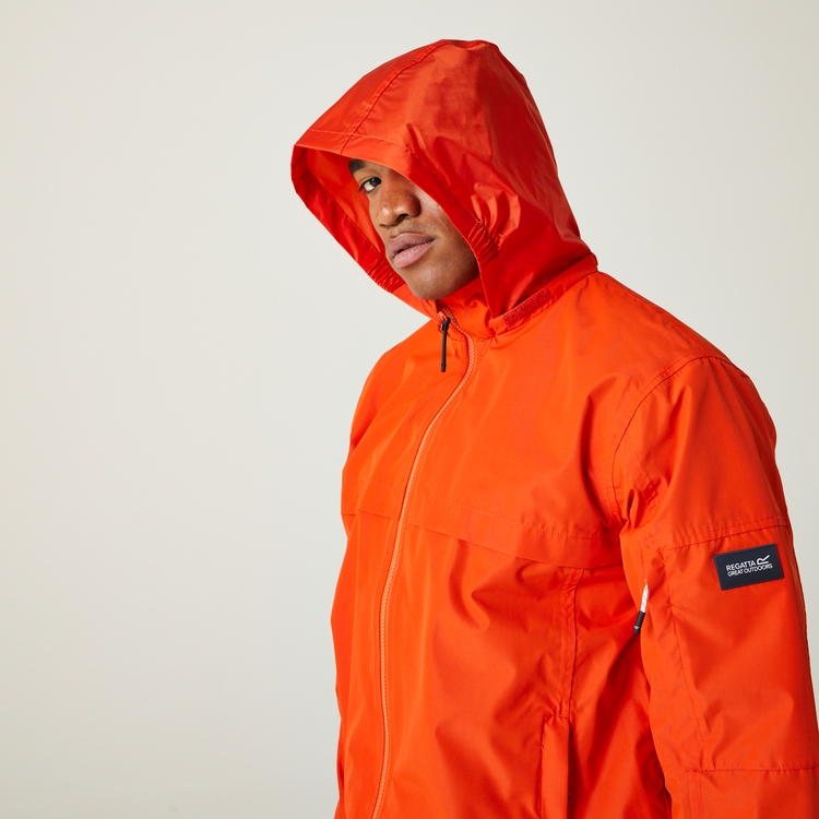 Men s Shorebay Waterproof Jacket Rusty Orange Regatta UK