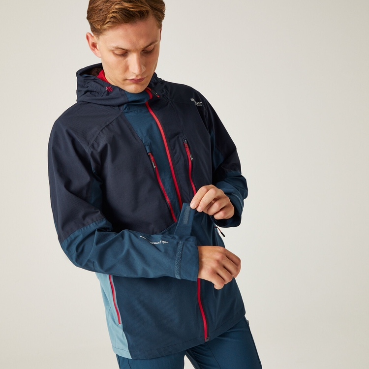 Blue and red jacket hotsell