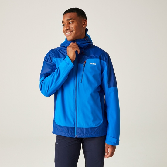 Men's Highton Stretch III Waterproof Jacket - Oxford Blue