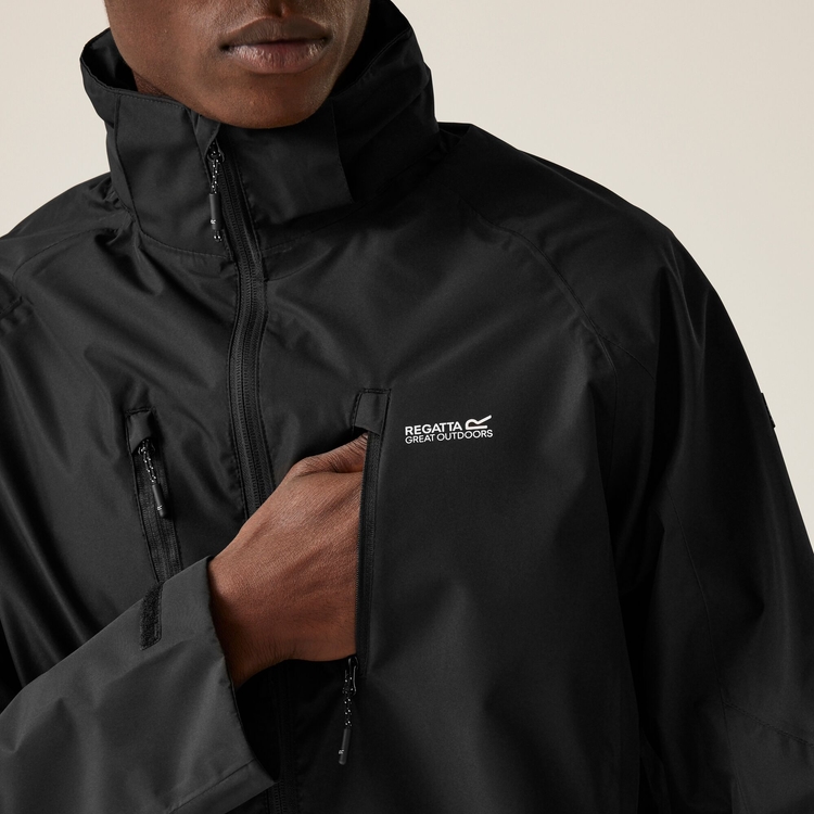 Men s Calderdale V Waterproof Jacket Black Regatta UK