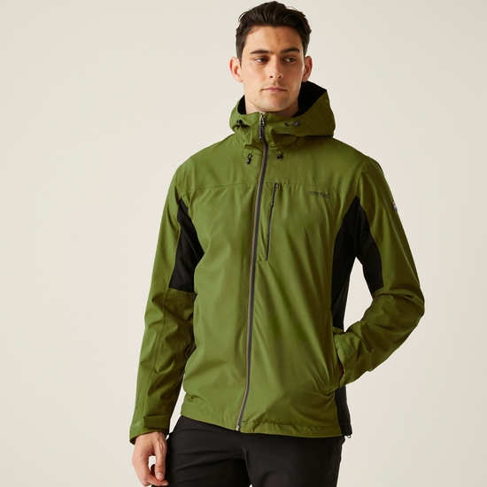 Men's Birchdale II Waterproof Jacket Nephrite Green Black