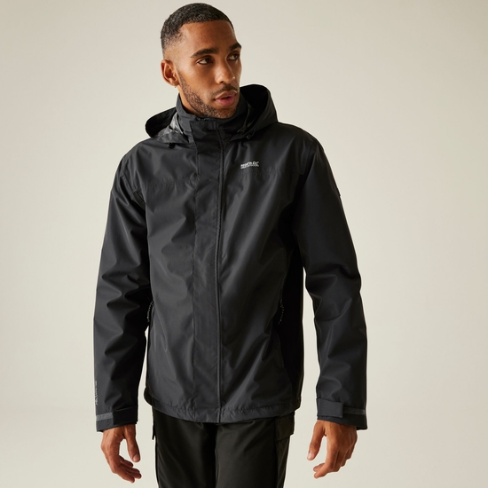 Men's Matt II Waterproof Jacket - Black | Regatta UK