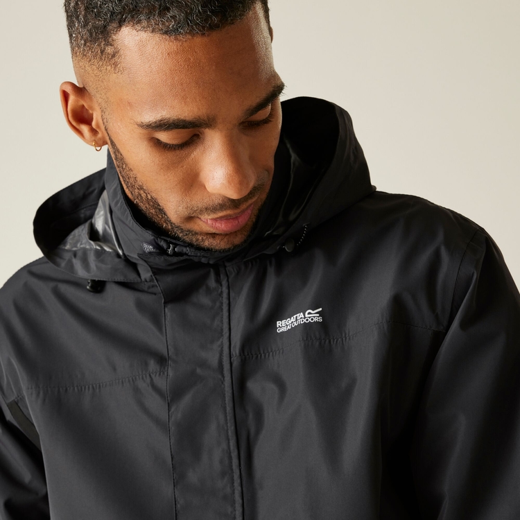 未使用 Regatta England/Waterproof Jacket Men's Matt II Waterproof Jacket - Black | Regatta UK