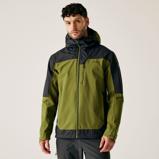 Men's Highton IV Stretch Waterproof Jacket Nephrite Green Ash