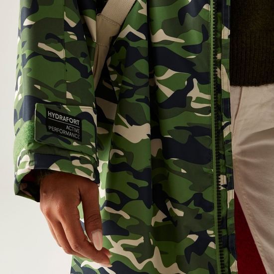 Płaszcz unisex plażowy wodoodporny Changing Robe Jasnozielony