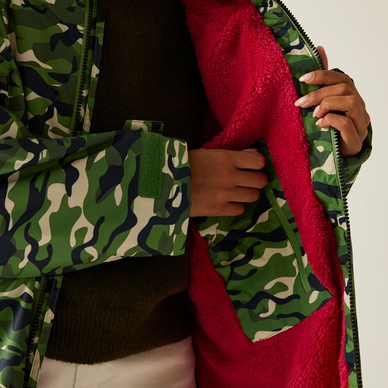 Płaszcz unisex plażowy wodoodporny Changing Robe Jasnozielony