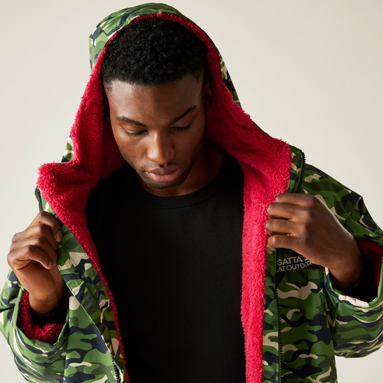 Płaszcz unisex plażowy wodoodporny Changing Robe Jasnozielony