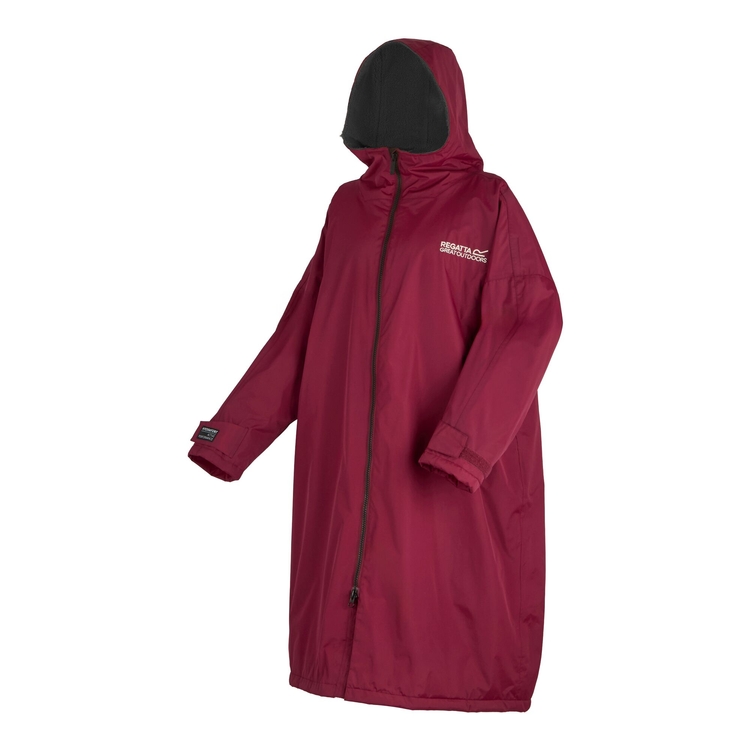 Adult's Waterproof Changing Robe - Dark Maroon | Regatta