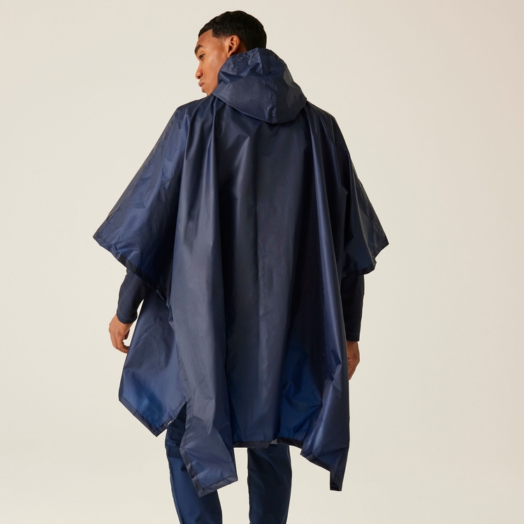 Men's Fedrik Waterproof Poncho Jacket Navy Regatta UK