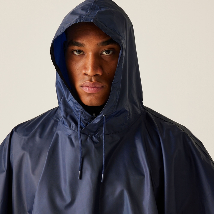 Men's Fedrik Waterproof Poncho Jacket Navy Regatta IE