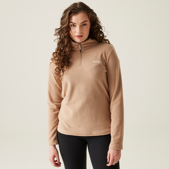 Women s Sweethart Lightweight Half Zip Fleece Warm Taupe Regatta UK
