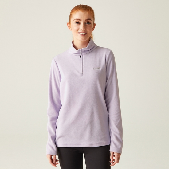 Women s Sweethart Lightweight Half Zip Fleece Lilac Frost Regatta ROW