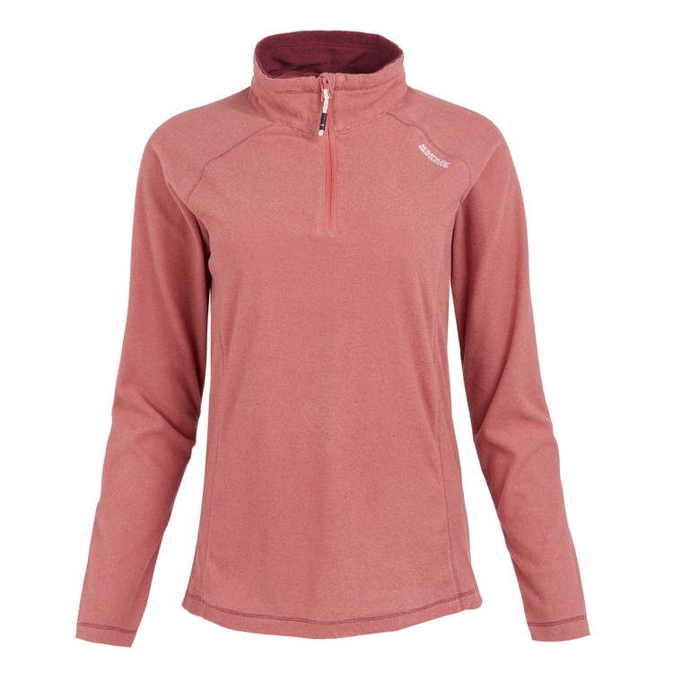 Women s Montes Lightweight Half Zip Fleece Mineral Red Dusty Rose Regatta UK