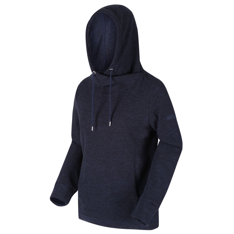 Women s Kizmit II Hooded Marl Fleece Navy Black