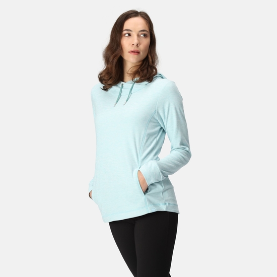 Women s Kizmit II Hooded Marl Fleece Sea Haze Marl Regatta ROW