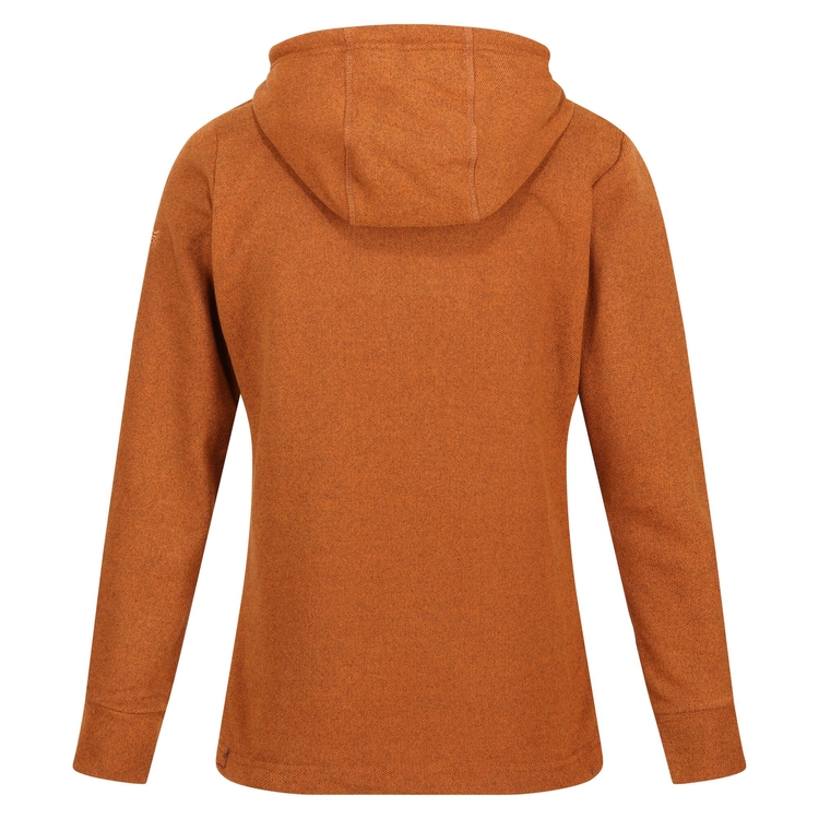 Women s Kizmit II Hooded Marl Fleece Copper Almond Two Tone Regatta UK