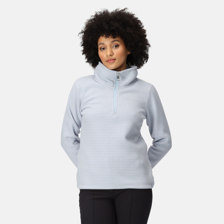 Women s Solenne Half Zip Fleece Soft Denim Regatta IE