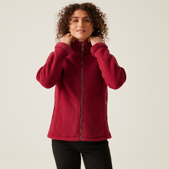 Red fleece womens outlet