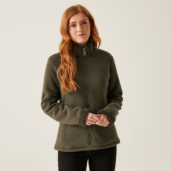 Women's heavyweight fleece jacket cheap