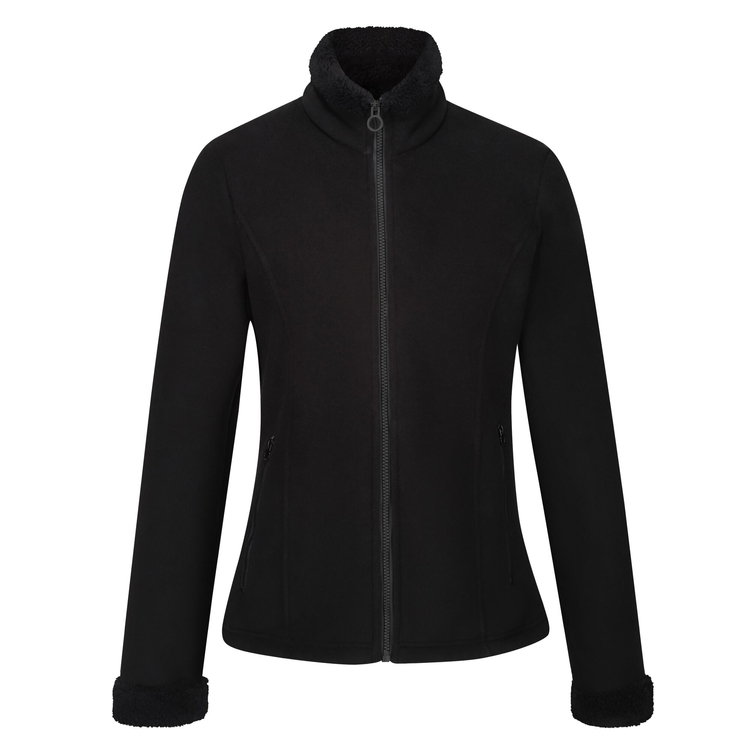 Regatta black fleece women's top