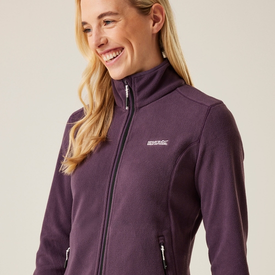 Floreo IV Femme Polaire zippé Violet