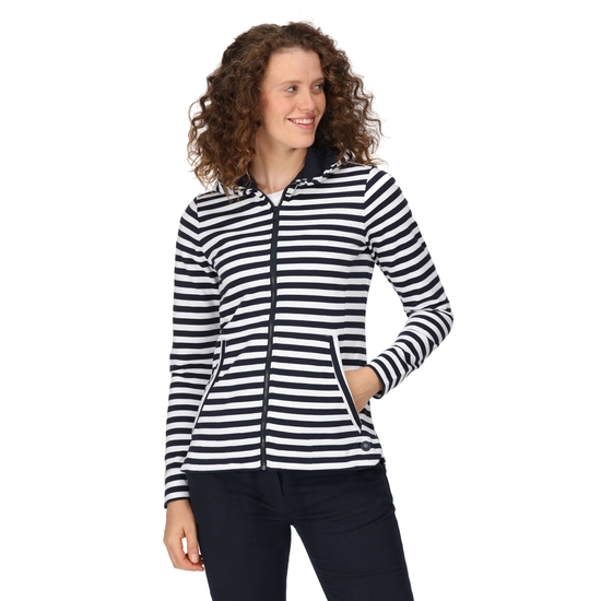 Ladies white zipped hoodie store