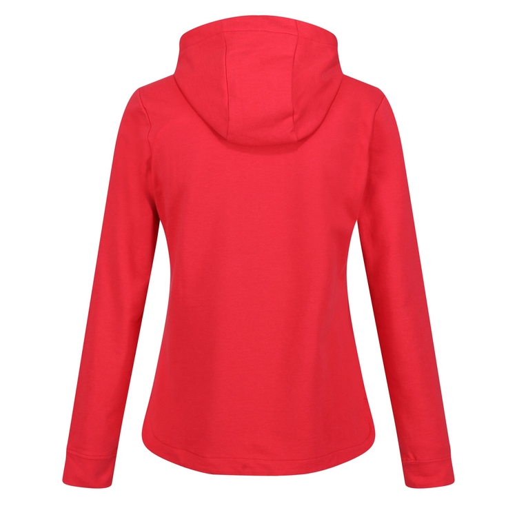 Red hoodie jacket women's discount