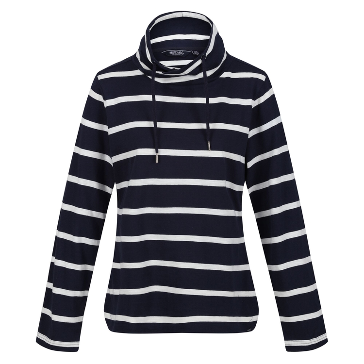 Black and white striped sweatshirt womens clearance