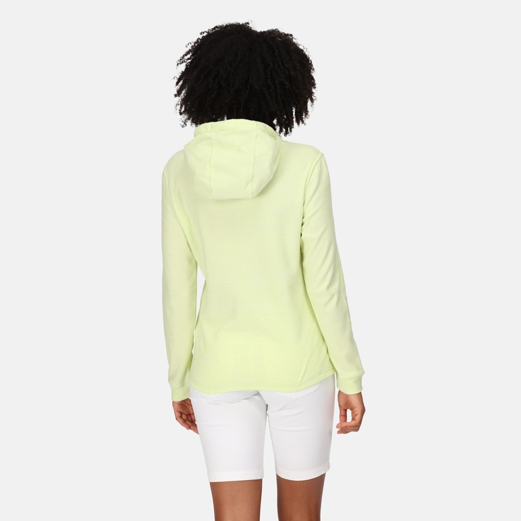 Women s Azaelia Lightweight Hoodie Lime Cream Marl