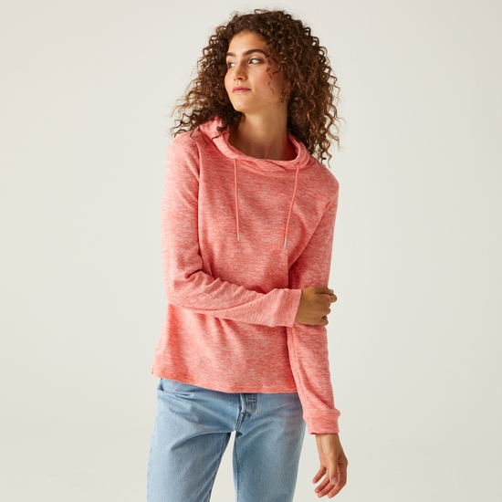 Women s Azaelia Lightweight Hoodie Shell Pink Marl