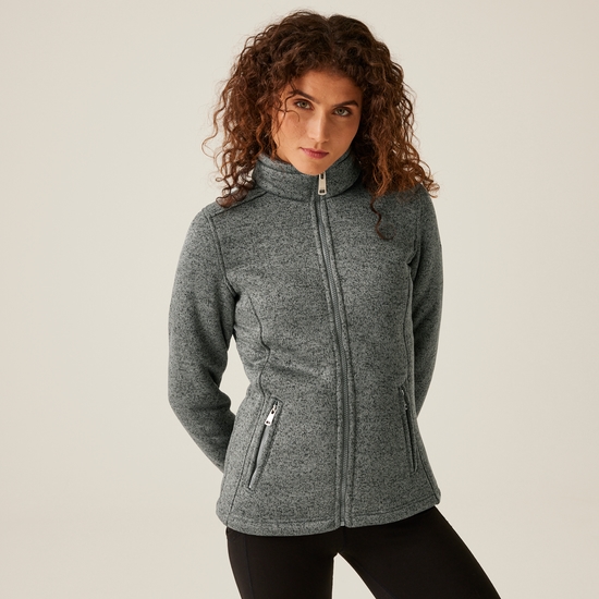 Women's Razia II Full Zip Bonded Fleece Storm Grey