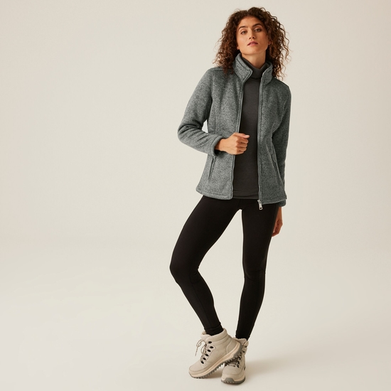 Women's Razia II Full Zip Bonded Fleece Storm Grey
