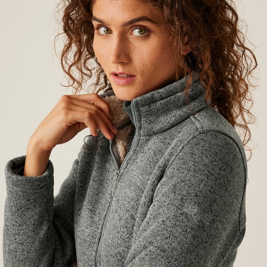 Women's Razia II Full Zip Bonded Fleece Storm Grey