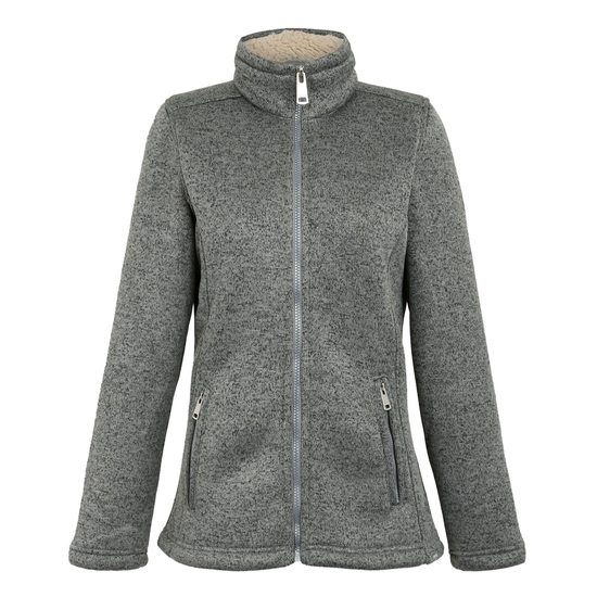 Women's Razia II Full Zip Bonded Fleece Storm Grey