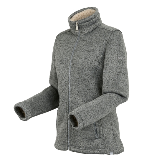Women's Razia II Full Zip Bonded Fleece Storm Grey