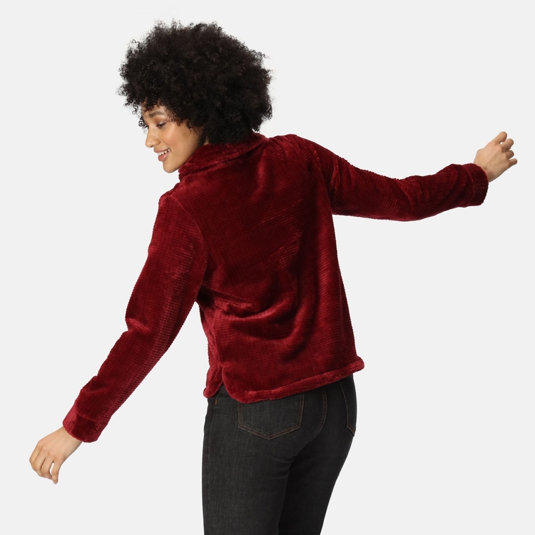 Women s Bardou Fluffy Jumper Cabernet Regatta UK