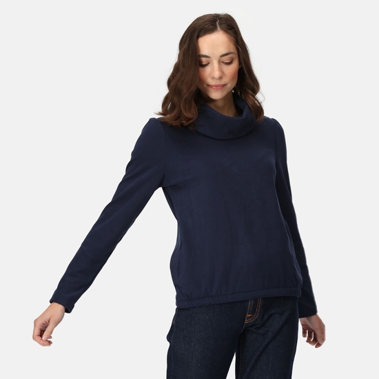 Women s Adarae Roll Neck Jumper Navy Regatta UK