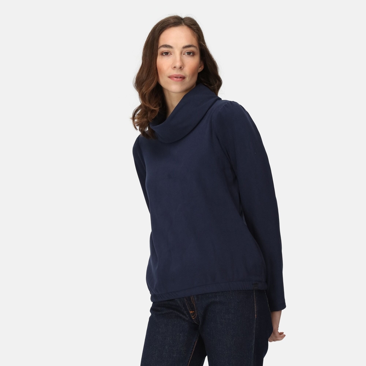 Women s Adarae Roll Neck Jumper Navy Regatta IE