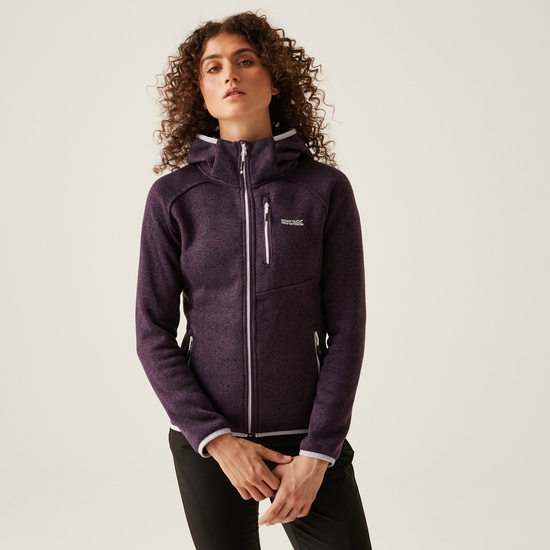 Women's Newhill Hooded Fleece - Deep Plum | Regatta