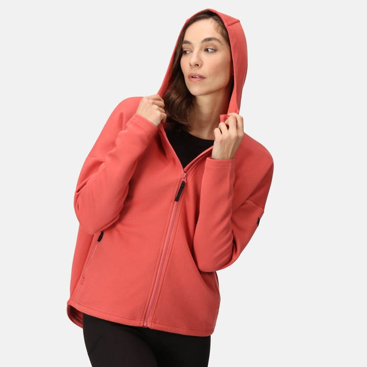 Women s Rossall Full Zip Hoodie Mineral Red