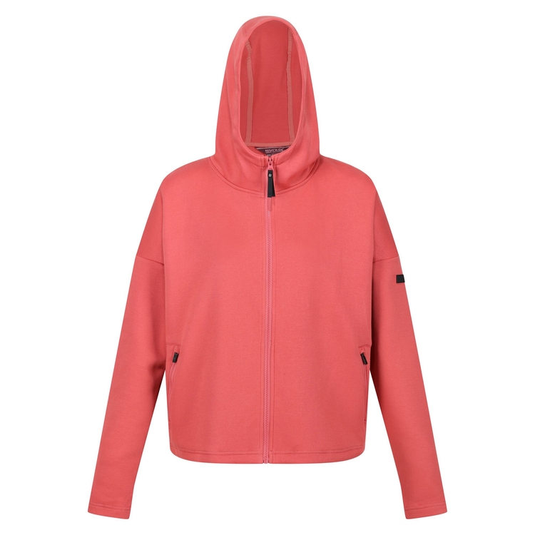 Womens red zipper hoodie on sale