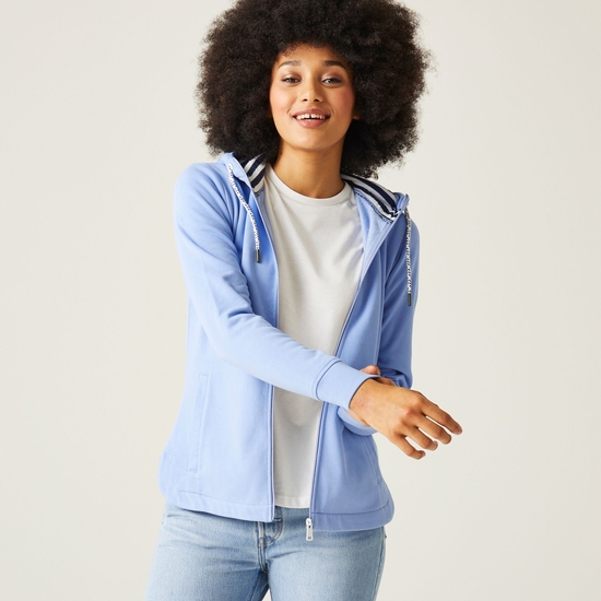 Women s Bayletta Full Zip Hoody Hydrangea Blue Regatta ROW