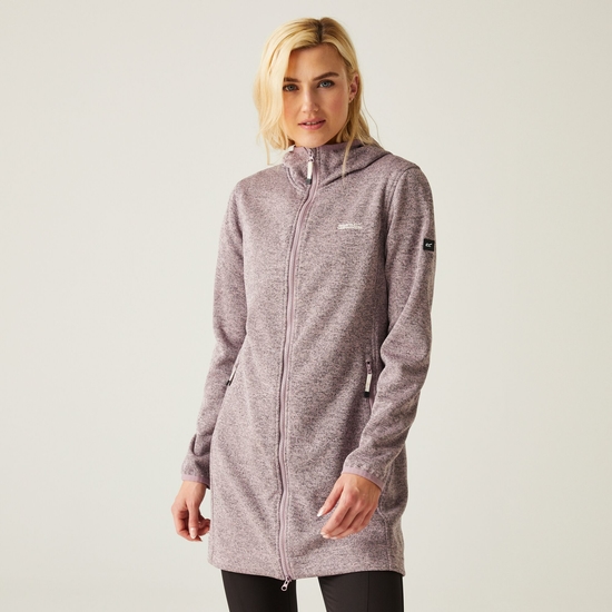 Women s Bloomfield Longline Fleece Heather White Regatta ROW