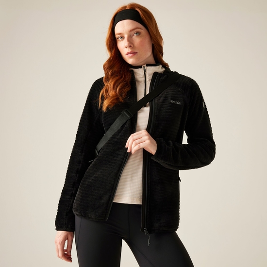 Women's Endra Hooded Fleece - Black | Regatta